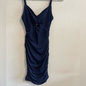 Macys navy short dress